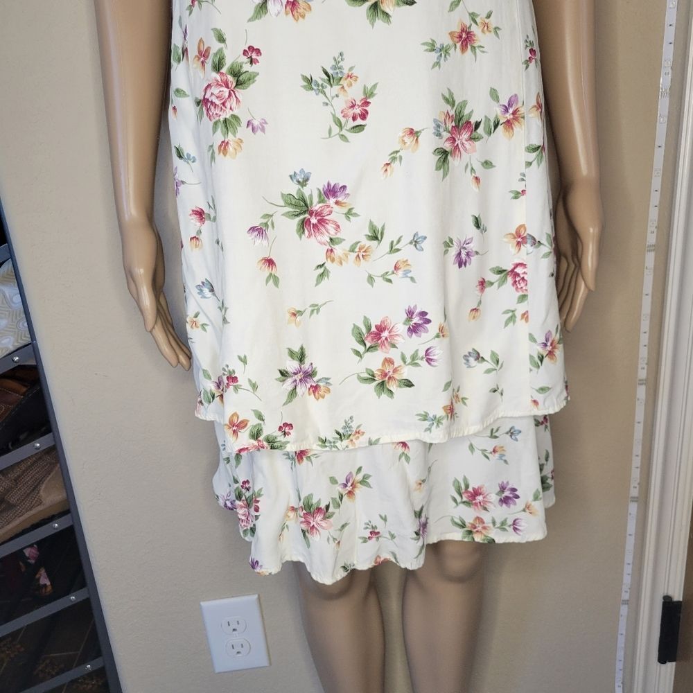 Vintage MEG LAUREN floral dress - Picture 12 of 14